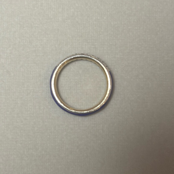 18K Italian Gold Vermeil 0.12 ct. tw.
Diamond Enamel Ring - Picture 6 of 8